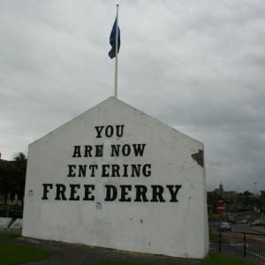 You are now entering free Derry..
