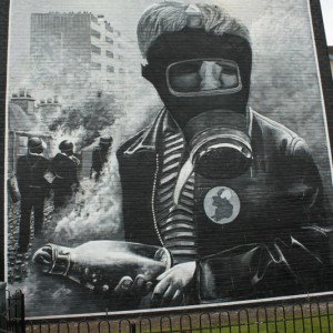 Derry -The petrol bomber mural