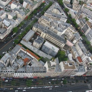 Θέα από τον πύργο Montparanasse