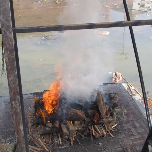 Pashupatinath, καύση νεκρού