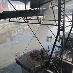 Pashupatinath, καύση νεκρού