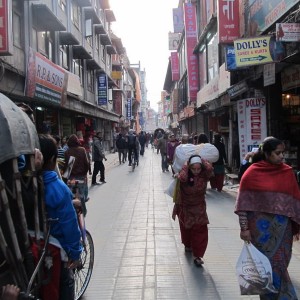 Kathmandu, Thamel road