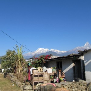Himalayas: Machapuchare (Fish-tail Mountain)