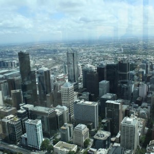 melbourne view from Eureka Tower-skydeck 88