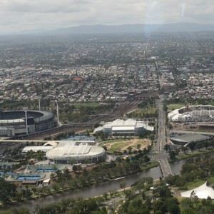 melbourne view from Eureka Tower-skydeck 88