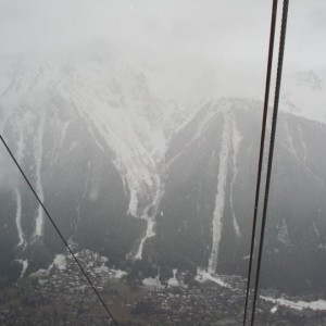 Chamonix στο τελεφερικ