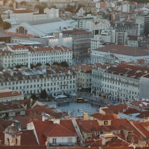 Άποψη της Λισαβόνας από το Castello