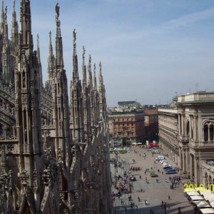Θέα από στέγη Duomo..