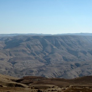 Θέα από το δρόμο της ερήμου