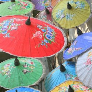 Chiang Mai - στο χωριό της ομπρέλας