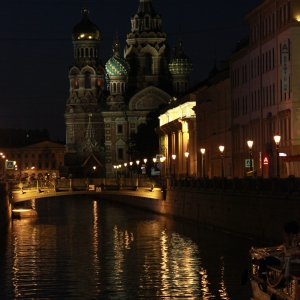 Saviour on spilled blood (by night)