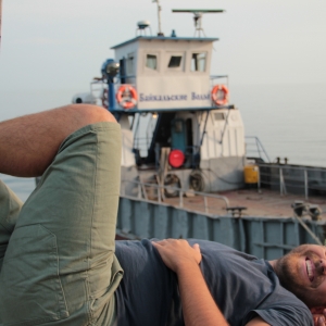 Αναμένοντας το ferry για την Listvyanka