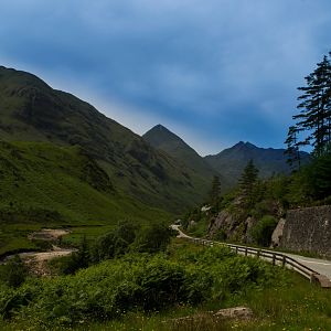 The road to Glencoe