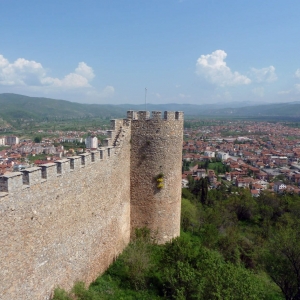 Από το φρούριου άποψη της πόλης Οχρίδας
