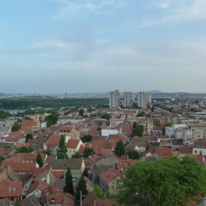 Η θέα από τον Πύργο της χιλιετίας, Gardoš - Zemun