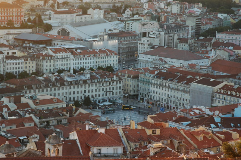 Άποψη της Λισαβόνας από το Castello