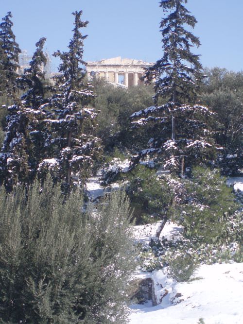 Απο την Αποστολου Παυλου η θεα ηταν μαγευτικη εκεινη την μερα