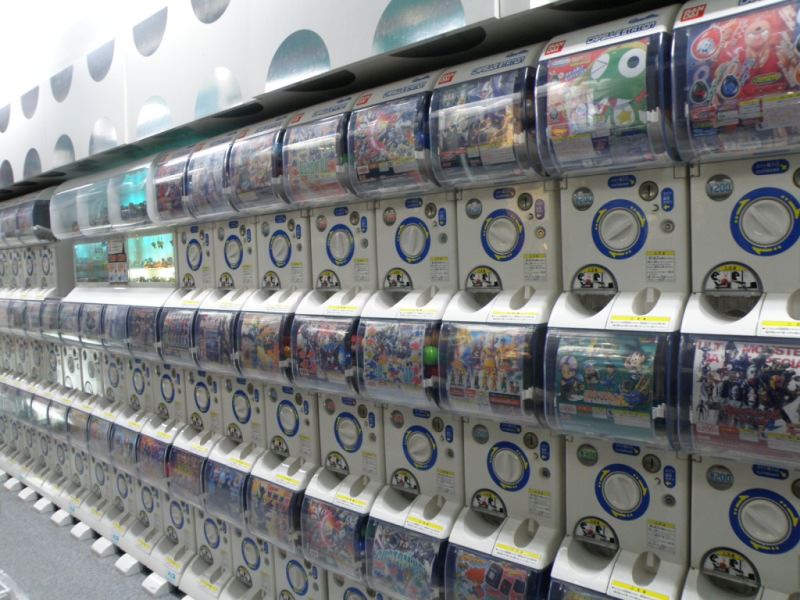 Αυτόματο μηχάνημα πώλησης χαρακτήρων manga, Akihabara, Tokyo