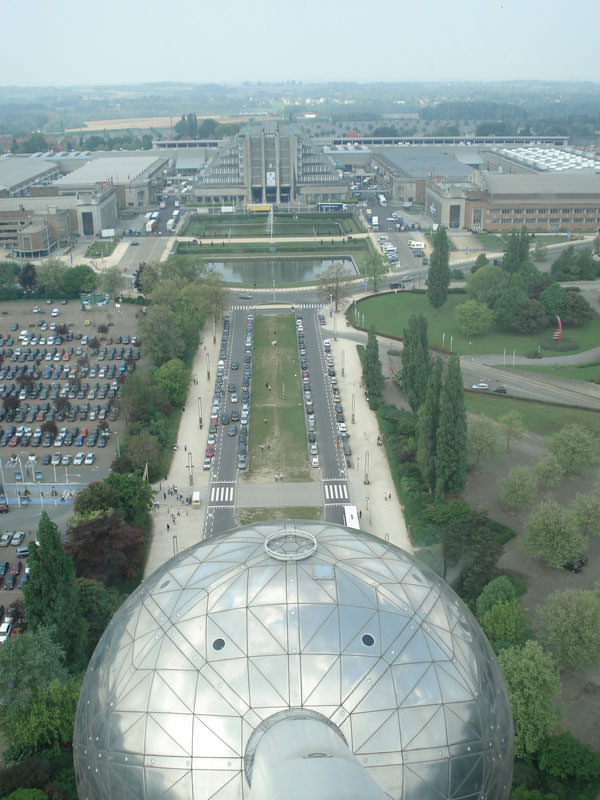 Βρυξέλλες Μάιος 2009 - Θέα από το Ατόμιουμ (Atomium)