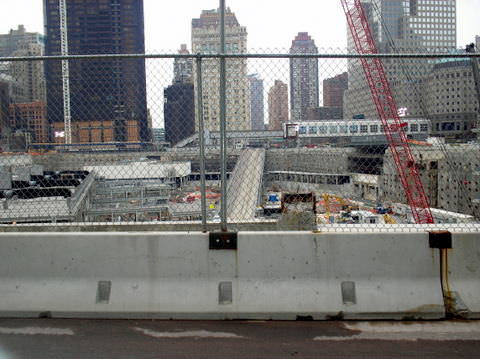 Δίδυμοι πύργοι -Εργοτάξιο