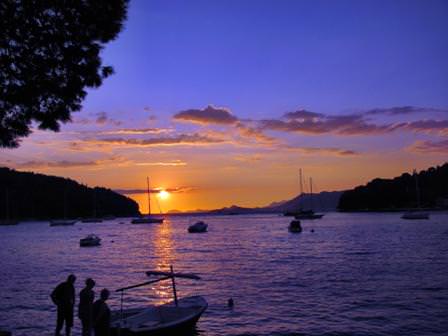 Ηλιοβασίλεμα στην Αδριατική, Κροατία, Cavtat (Επίδαυρος)