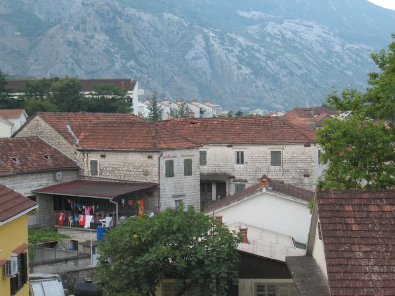 Η θέα από το δωμάτιο στο Kotor