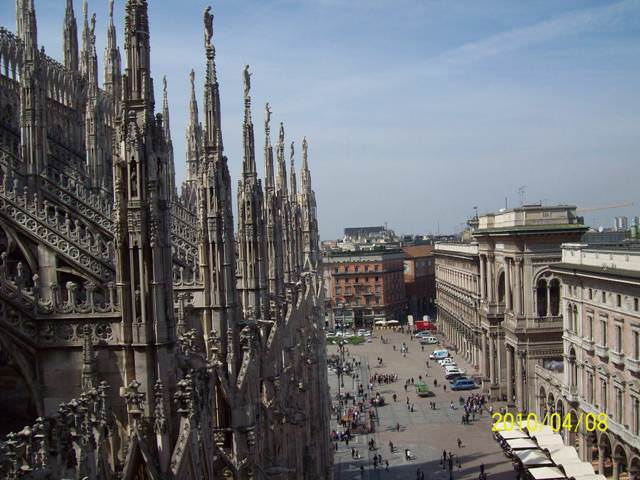 Θέα από στέγη Duomo..