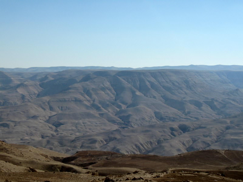 Θέα από το δρόμο της ερήμου