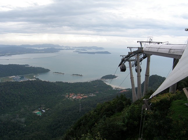 Θέα από το τελεφερίκ στο Langkawi