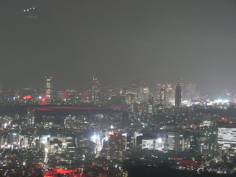 Θέα του Τόκυο από την κορυφή του ουρανοξύστη Roppongi Hills