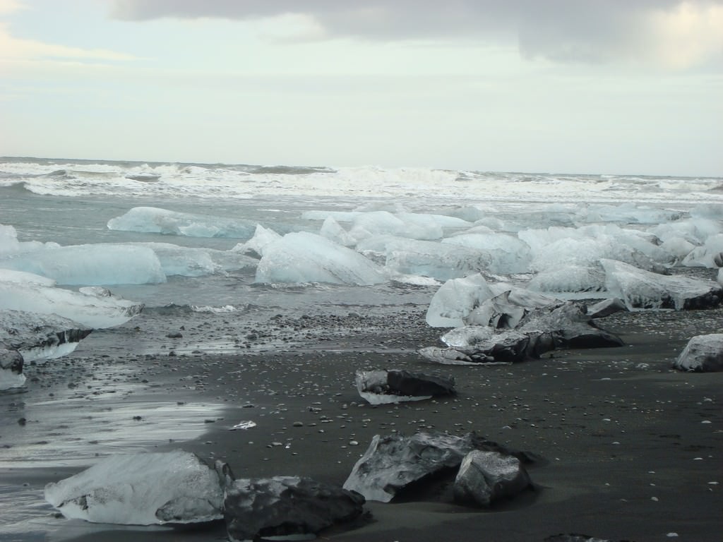 Θαλλάσσια ακτη Jokulsarlon