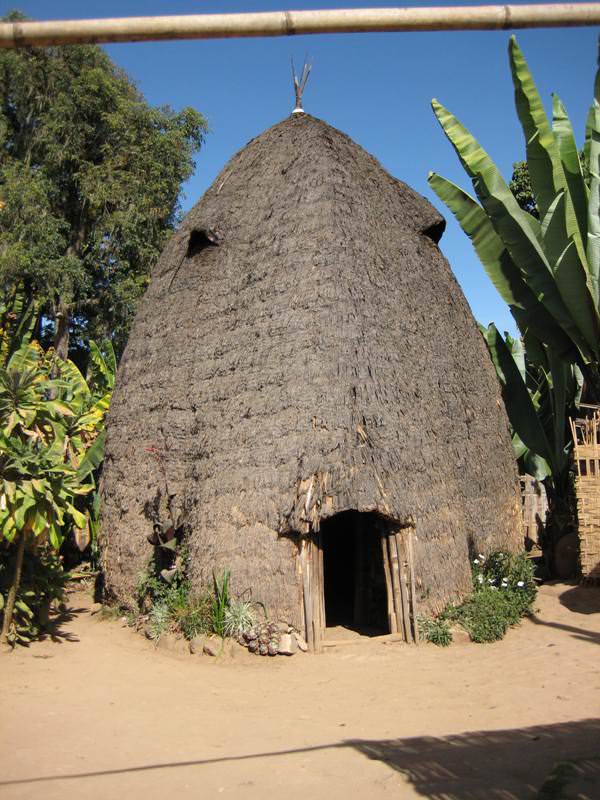 Νότια Αθιοπία- κατοικία της φυλής Dorze
