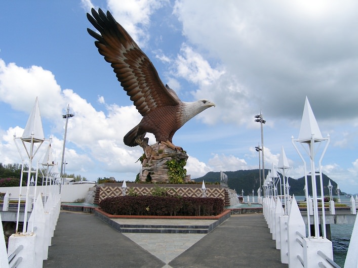 Ο αητός στο Langkawi