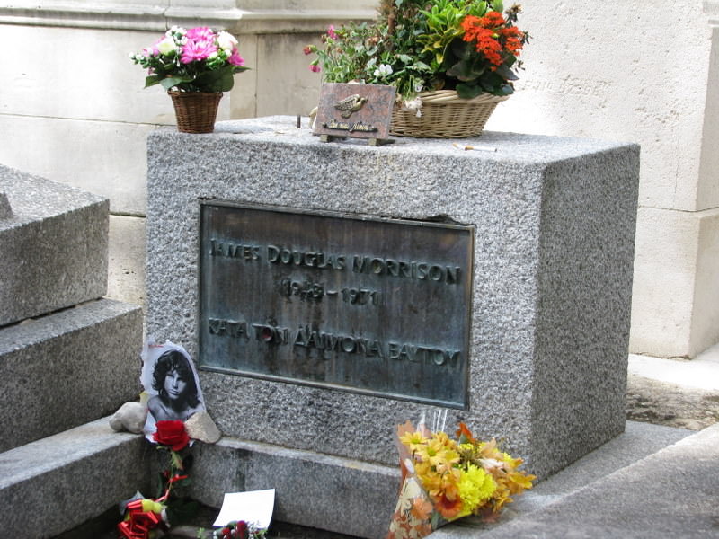 Ο τάφος του Jim Morrison