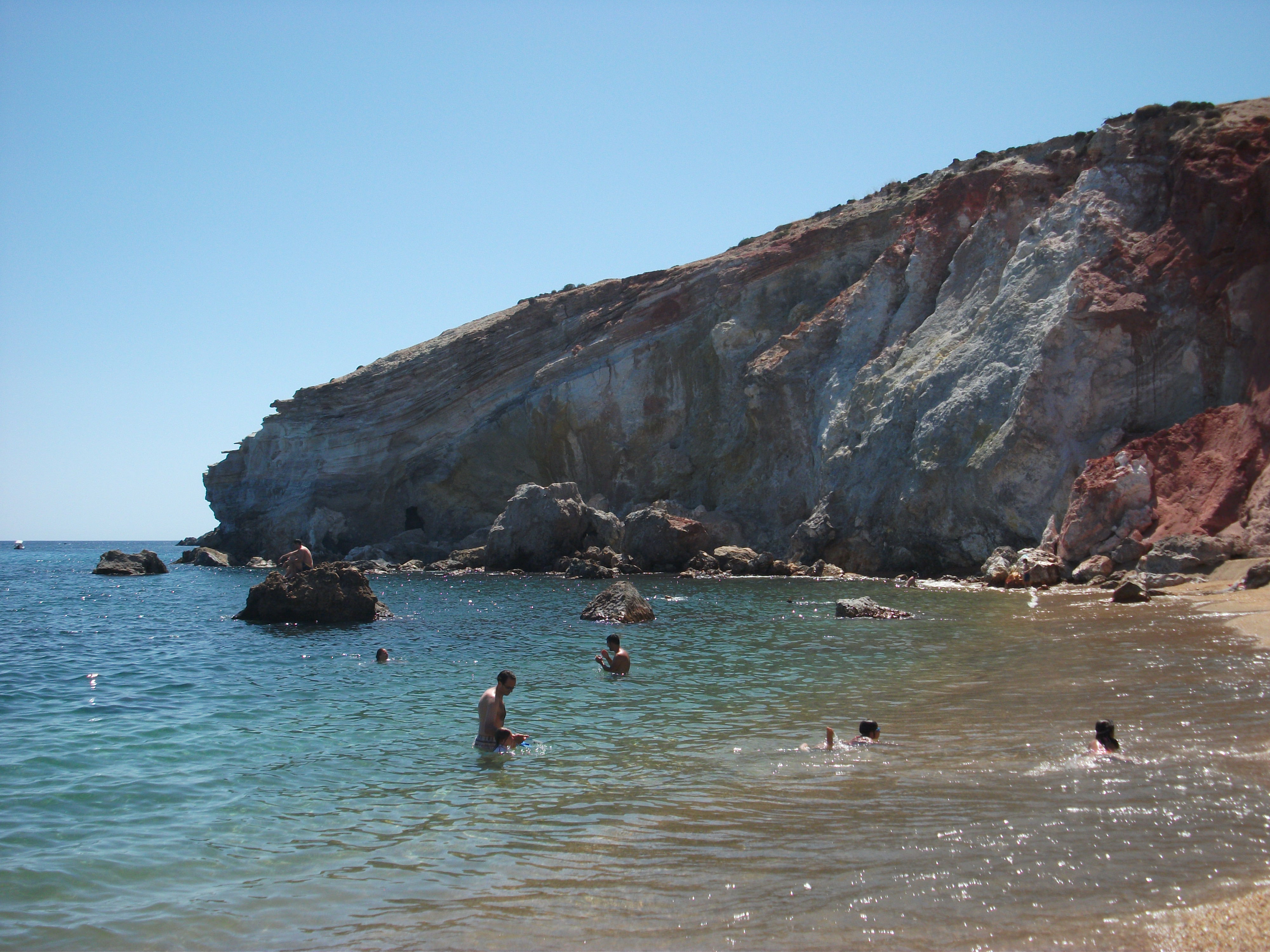 Παραλία Παλαιοχώρι, Μήλος, Κυκλάδες