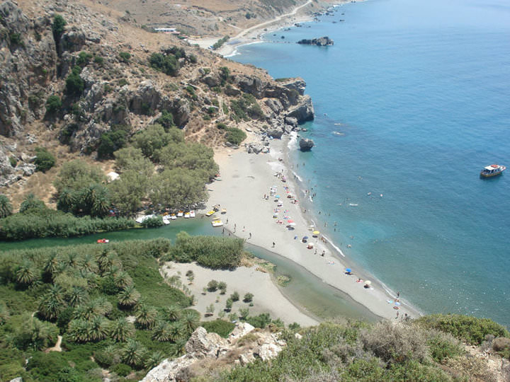 Παραλία Πρέβελη 20 μέρες πριν καεί - Αύγουστος 2010