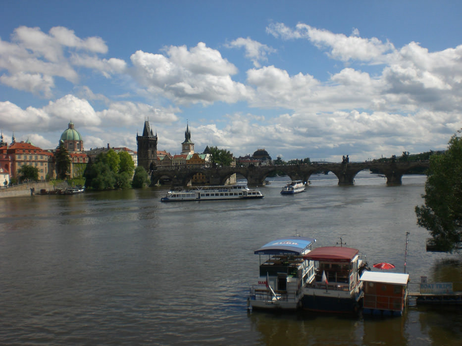Πράγα - Γέφυρα ποταμός Vltava