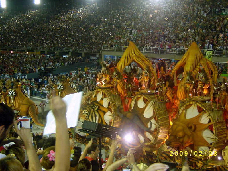 Ρίο-Καρναβάλι 2009-Παρέλαση στο Σαμπόδρομο