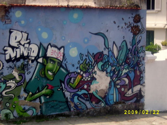 Ρίο - γκράφιτι σε μιά φαβέλα