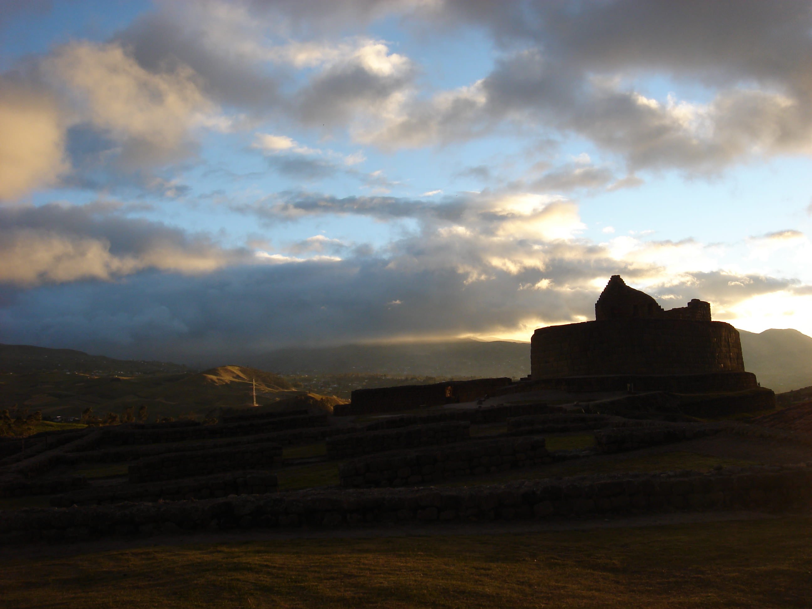 Στην Ingapirca  στο Ναό του Ήλιου των Ίνκας