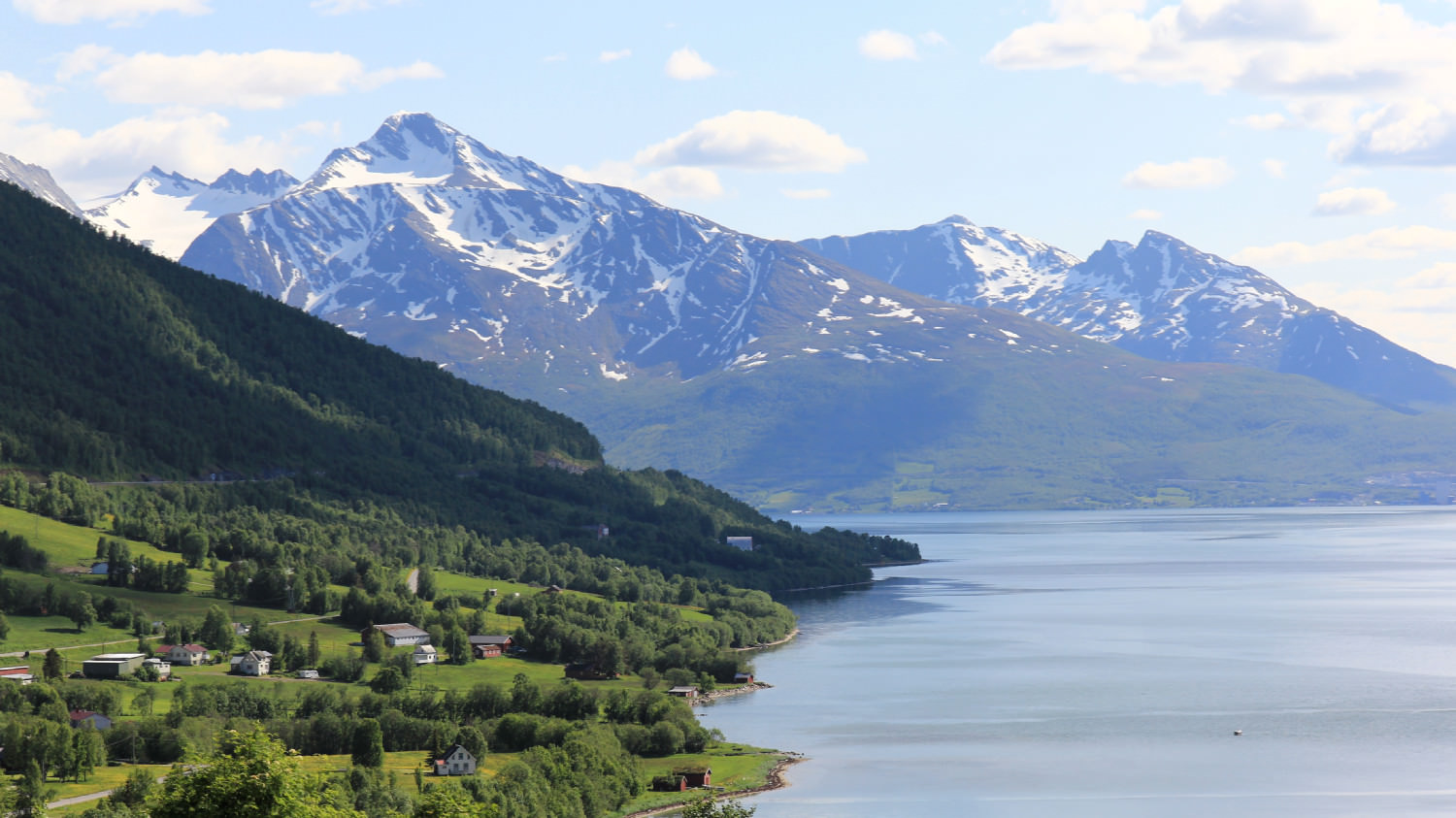 Στο δρόμο από Tromso προς το νησί Senja