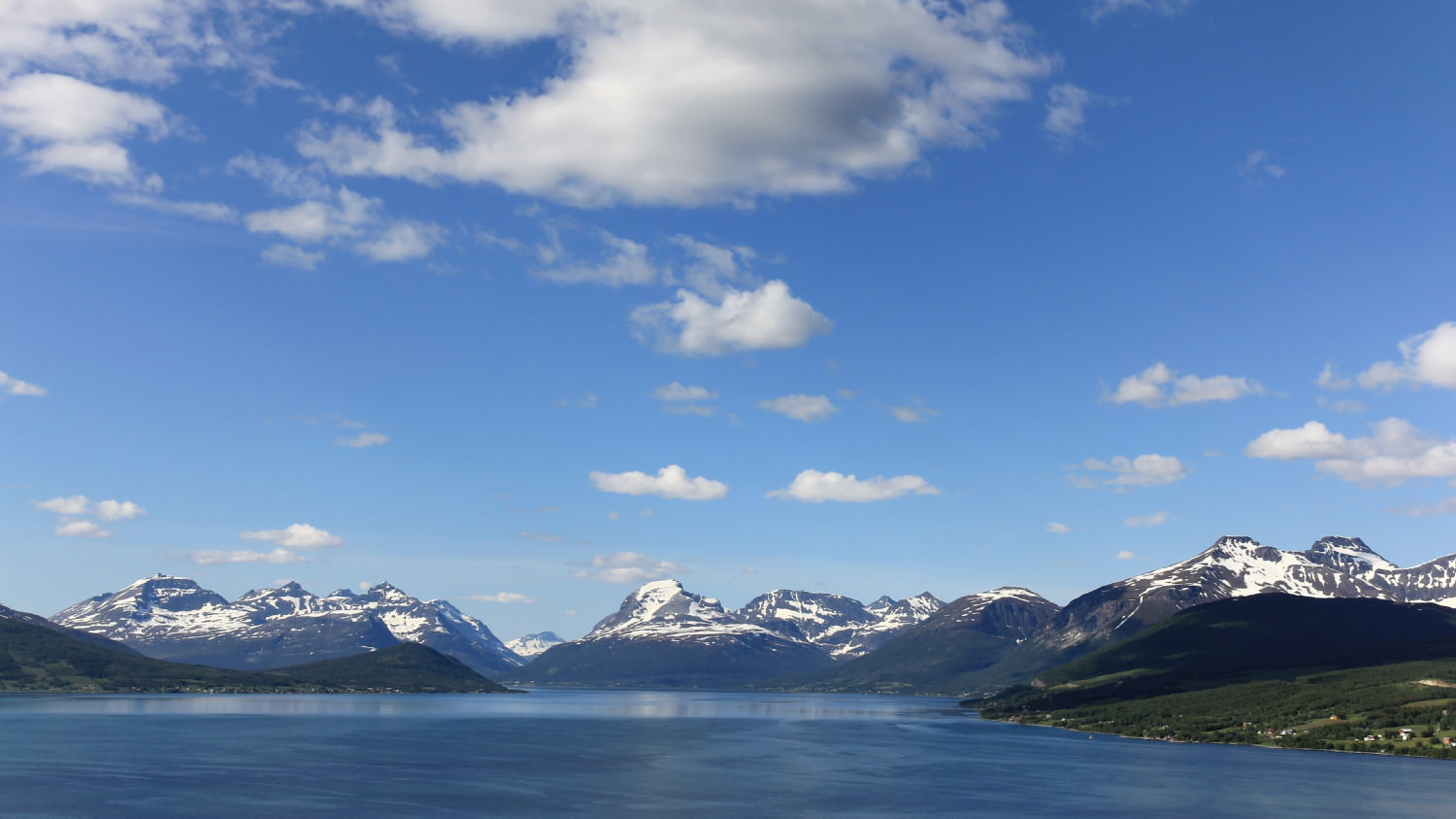 Στο δρόμο από Tromso προς το νησί Senja