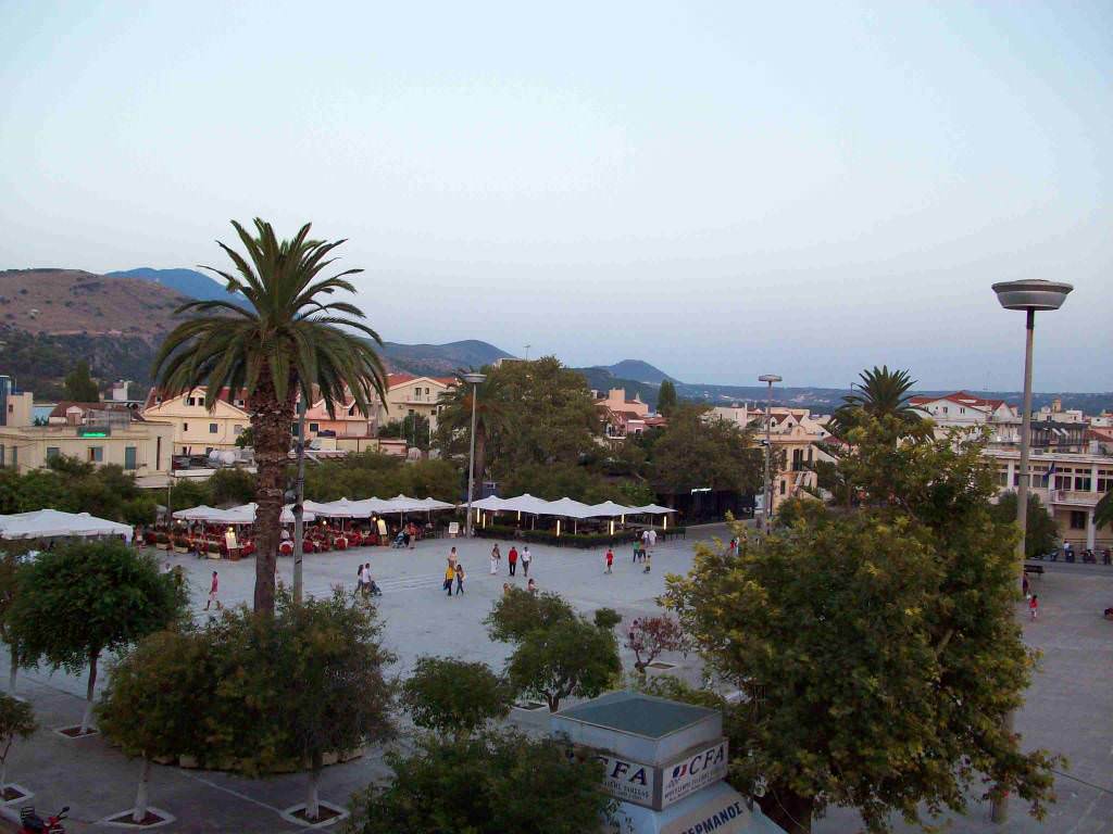 Στο μπαλκονι του Ionian Plaza...