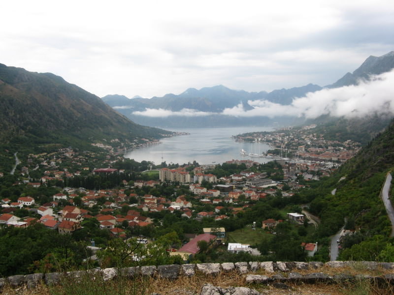 Το Kotor από χαμηλά