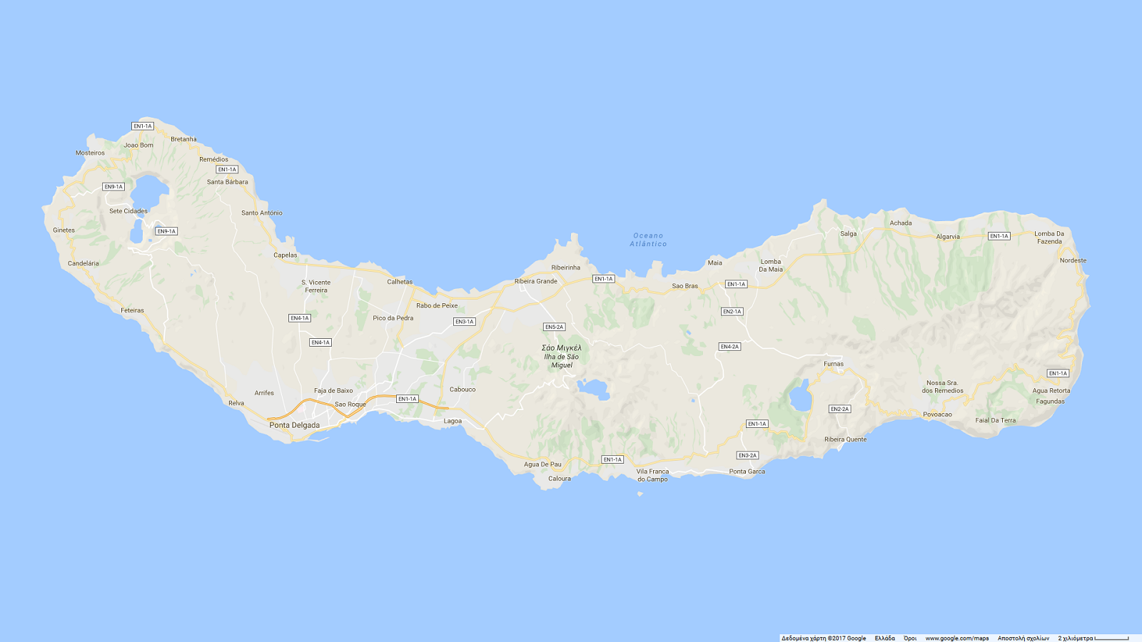 Χάρτης Σάο Μιγκέλ