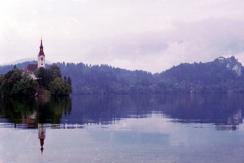 αποψη της πόλης Bled, Slovenia