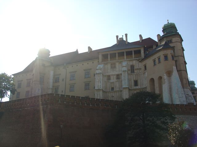 κάστρο wawel στο κέντρο της Κρακοβίας