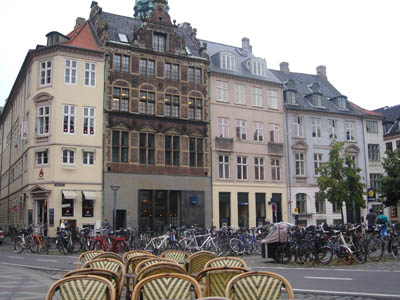 καφέ στο κέντρο της Κοπενχάγης