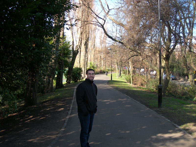 ο δημητρης στο παρκο Leazes