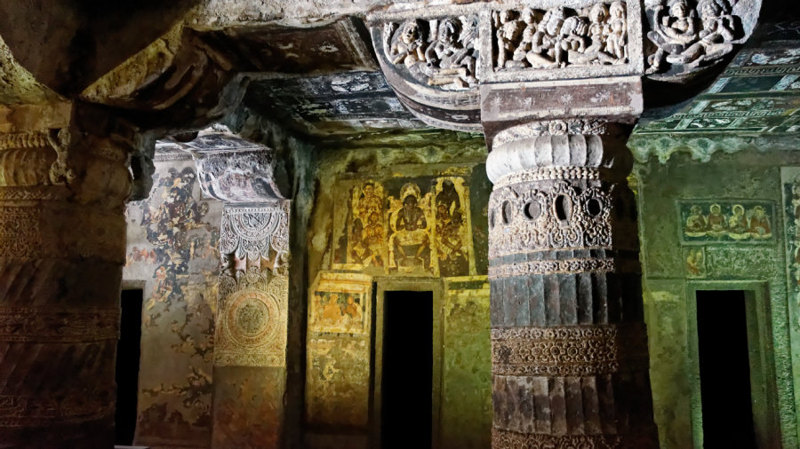 Ajanta caves, Maharashtra
Μνημείο Πaγκόσμιας Πολιτιστiκής Kληρονομιάς της UNESCO